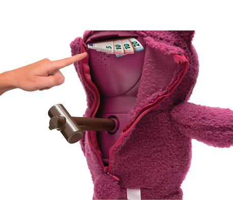 Tirelire électronique disney Lotso, grande capacité, effets sonores et musicaux, fentes pour pièces et billets Rose 4 - vertbaudet enfant 