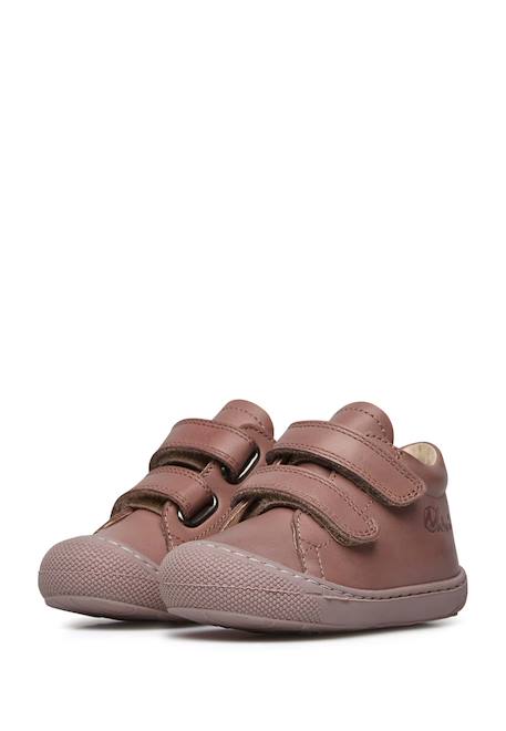 Chaussures premiers pas en cuir cocoon vl Rose antique- 5 - vertbaudet enfant 
