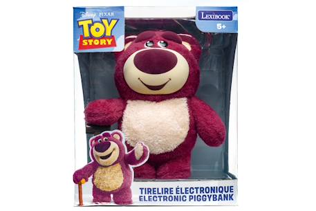 Tirelire électronique disney Lotso, grande capacité, effets sonores et musicaux, fentes pour pièces et billets Rose 6 - vertbaudet enfant 