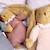 Peluche musicale lapin nid d'ange Vieux rose 3 - vertbaudet enfant 