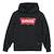 Sweat capuche   screenprint hoodie Noir 1 - vertbaudet enfant 