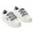 Baskets synthétique mini mahalia Blanc cassé+Blanc/rose 7 - vertbaudet enfant 
