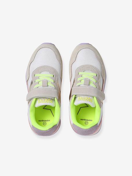 Baskets enfant fille à scratchs et élastiquées lot rose 6 - vertbaudet enfant 
