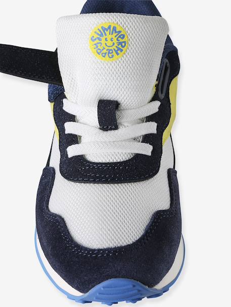 Baskets enfant lacets élastiqués à scratchs lot bleu 7 - vertbaudet enfant 