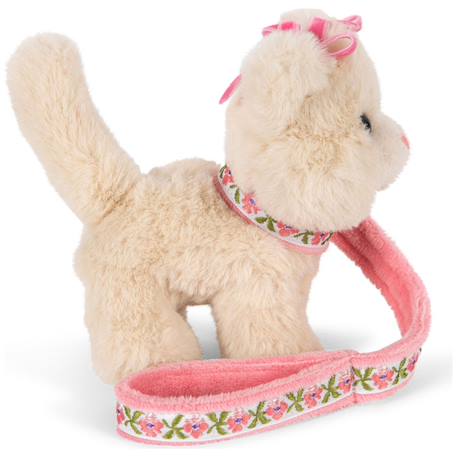 Mini peluche chiot 12cm Beige, rose 4 - vertbaudet enfant 