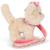 Mini peluche chiot 12cm Beige, rose 4 - vertbaudet enfant 