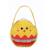 Peluche - bonbonnière poussin - 16 cm Jaune 1 - vertbaudet enfant 