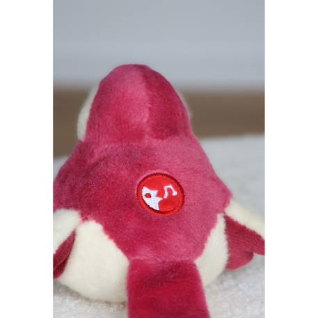 Peluche - peluche oiseau sonore birdies 14 cm - framboise Rose 5 - vertbaudet enfant 
