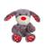 Peluche - peluche fluffy love - chien marron - 14 cm Marron 1 - vertbaudet enfant 