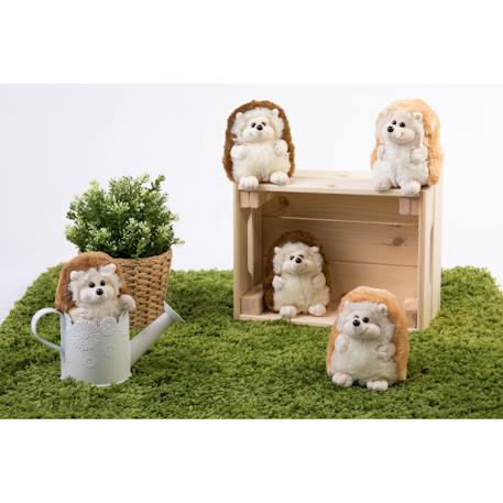 Peluche - peluche héridoux beige 16 cm Blanc 3 - vertbaudet enfant 