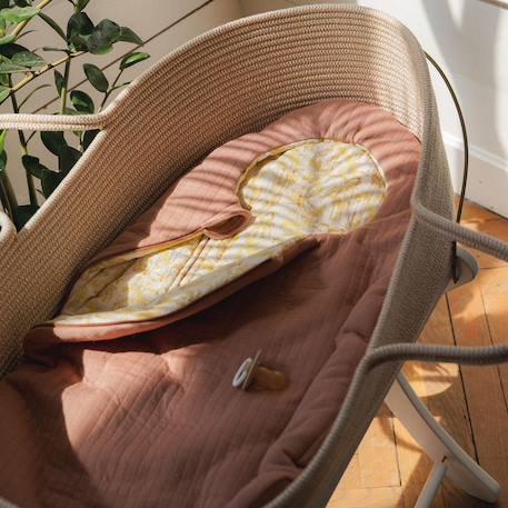 Couffin tressé honey moon Beige 3 - vertbaudet enfant 