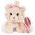 Mini peluche chiot 12cm Beige, rose 3 - vertbaudet enfant 