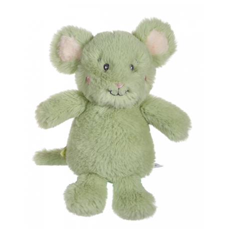 Peluche - souris econimals en peluche éco-conçue - 15 cm Vert 1 - vertbaudet enfant 