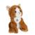 Peluche - peluche chat mimi cats sonore roux - 18 cm Marron 2 - vertbaudet enfant 