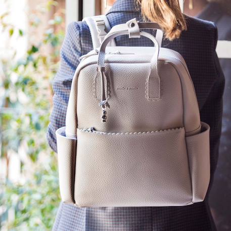 Sac à dos à langer icon Beige+Bleu+Gris+Rose+Vert 14 - vertbaudet enfant 