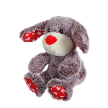 Peluche - peluche fluffy love - chien marron - 14 cm Marron 4 - vertbaudet enfant 