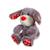 Peluche - peluche fluffy love - chien marron - 14 cm Marron 4 - vertbaudet enfant 