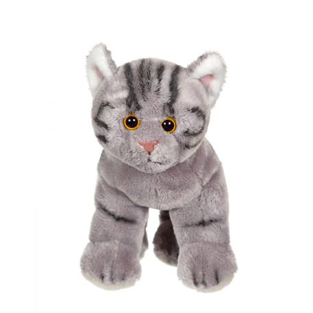 Peluche - peluche chat floppikitty - gris 22 cm Gris 3 - vertbaudet enfant 