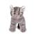 Peluche - peluche chat floppikitty - gris 22 cm Gris 3 - vertbaudet enfant 