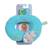 Peluche - tour de cou 'pomme' lapin - 24 cm Bleu 1 - vertbaudet enfant 