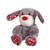 Peluche - peluche fluffy love - chien marron - 14 cm Marron 3 - vertbaudet enfant 