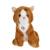 Peluche - peluche chat mimi cats sonore roux - 18 cm Marron 1 - vertbaudet enfant 