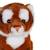 Peluche - tigre - mimi félinous 20 cm Marron 2 - vertbaudet enfant 