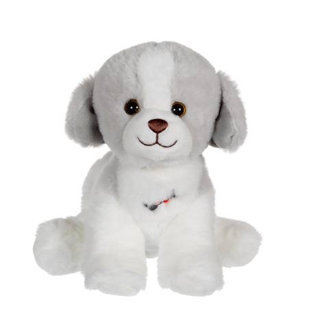 Peluche - peluche dogz & kats sonores 18 cm - chien gris Gris 1 - vertbaudet enfant 
