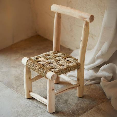 Chaise enfant bois japandi Naturel 3 - vertbaudet enfant 