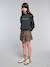 Sweat fille oversize inscription léopard anthracite 6 - vertbaudet enfant 