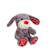 Peluche - peluche fluffy love - chien marron - 14 cm Marron 2 - vertbaudet enfant 