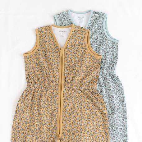 Gigoteuse jambes séparables été  - tog 0.5 jersey Heidi carmin+Heidi ocre+Heidi opalin 15 - vertbaudet enfant 