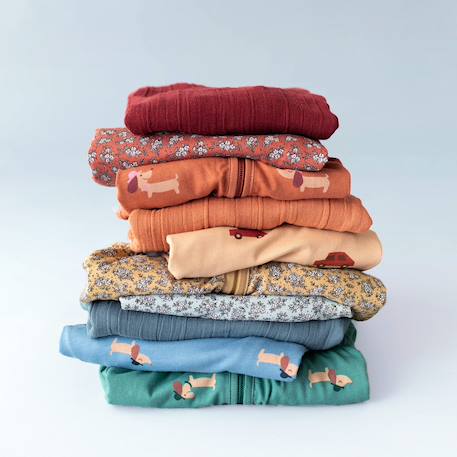 Gigoteuse jambes séparables été  -  tog 0.5 jersey Heidi carmin+Heidi ocre+Heidi opalin+Mario biscotte+Mario turquoise+Mini lunar+Mini pudding 12 - vertbaudet enfant 