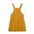 Robe salopette  velours   lola Jaune 4 - vertbaudet enfant 