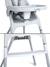 Chaise haute pliante et évolutive, design moderne et simplicité d'utilisation agap Grey 4 - vertbaudet enfant 