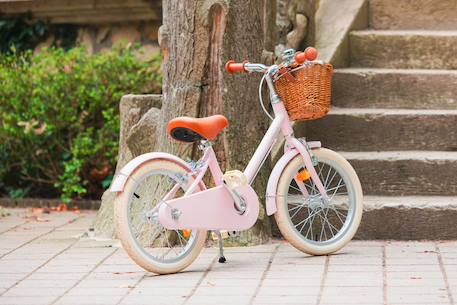 Vélo enfant à pédales - 16 pouces Bleu marine+Bleu turquoise+Crème+Rose 20 - vertbaudet enfant 