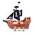 Bateau pirate en bois Multicolor 2 - vertbaudet enfant 
