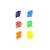 Crayons de couleur en gel – 6 couleurs aquarellables avec pinceau inclus Multicolor 2 - vertbaudet enfant 