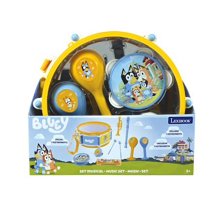 Set musical complet 7 instruments en 1 - 7pcs bluey Bleu 3 - vertbaudet enfant 