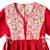 Robe de noël   velours  fleuri liberty  margot Rouge 4 - vertbaudet enfant 