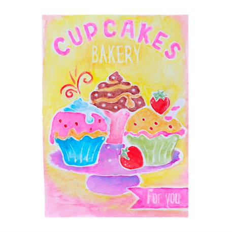 Kit d’aquarelle créatif sur le thème des desserts Multicolor 2 - vertbaudet enfant 
