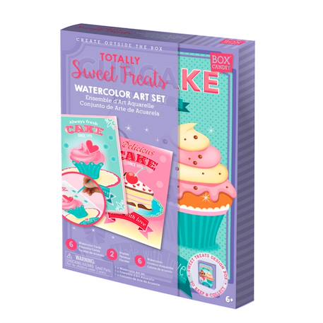 Kit d’aquarelle créatif sur le thème des desserts Multicolor 1 - vertbaudet enfant 