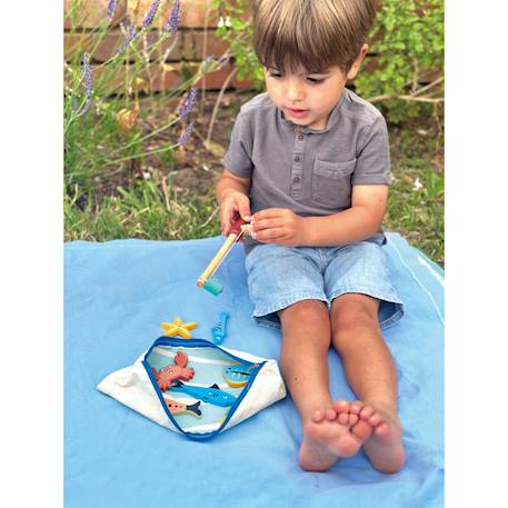 Jeu de pêche en bois Multicolor 6 - vertbaudet enfant 