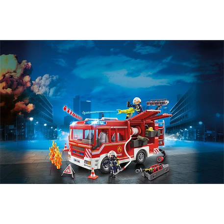 City action - fourgon d'intervention des pompiers 9464 Rouge 3 - vertbaudet enfant 