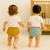 Bloomers en coton bio honey et vert Blanc et vichy+Rose et fraise+Vert et honey 14 - vertbaudet enfant 