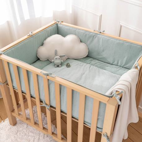 Tour de parc réversible - pady jersey - jersey Mini lunar 4 - vertbaudet enfant 