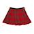 Ensemble   jupe plissée tartan   & col roulé Rouge beige 4 - vertbaudet enfant 