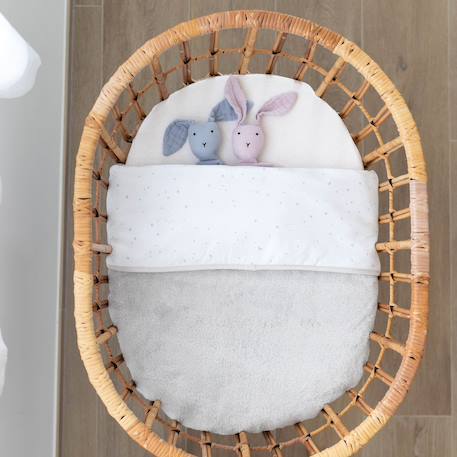 Couverture hiver - tog 3 douillet bien chaud Blush+Dots grizou+Dots plum+Lunar+Natural+Pudding+Stars grizou+Stars plum+Vintage 45 - vertbaudet enfant 