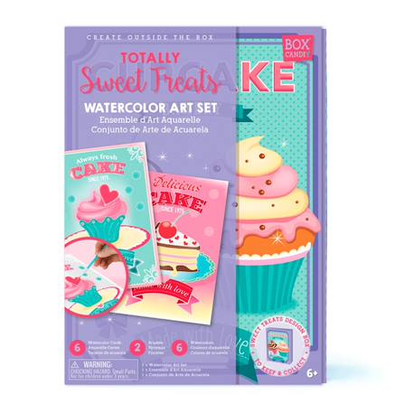 Kit d’aquarelle créatif sur le thème des desserts Multicolor 6 - vertbaudet enfant 
