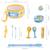 Set musical complet 7 instruments en 1 - 7pcs bluey Bleu 4 - vertbaudet enfant 